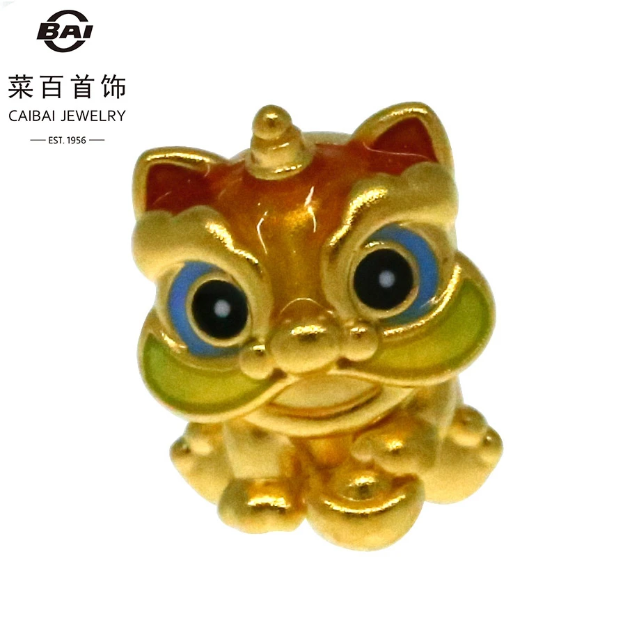 CBAI/菜百HYF足金饰品足金990可爱