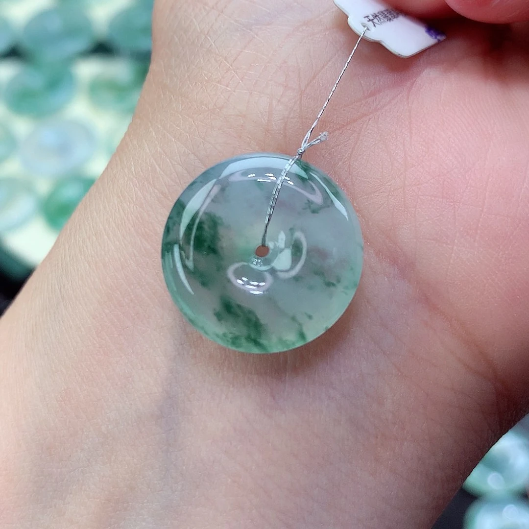 翡翠颈饰未镶嵌66尺寸19.0-5.8