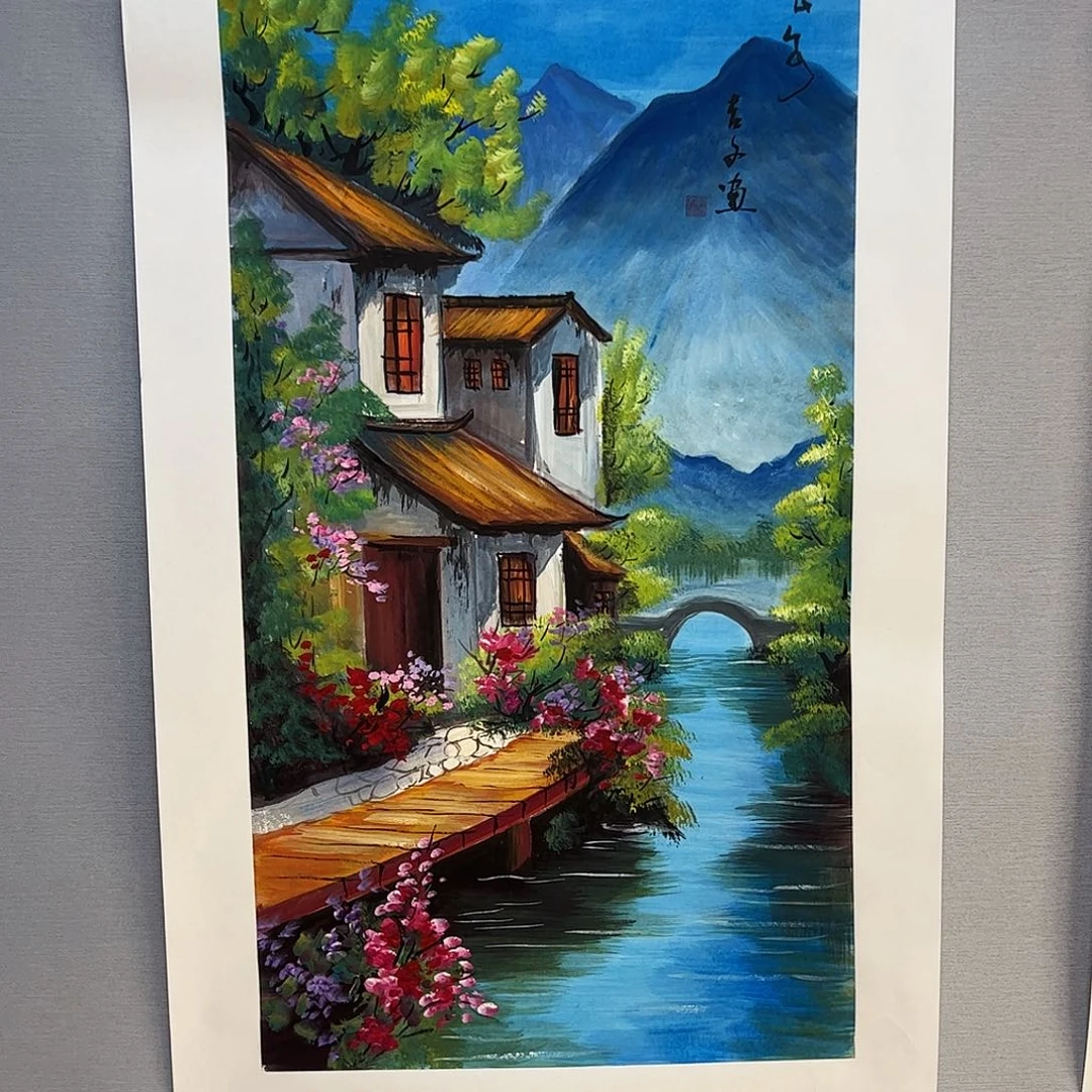 国画亲笔手绘原创作品
