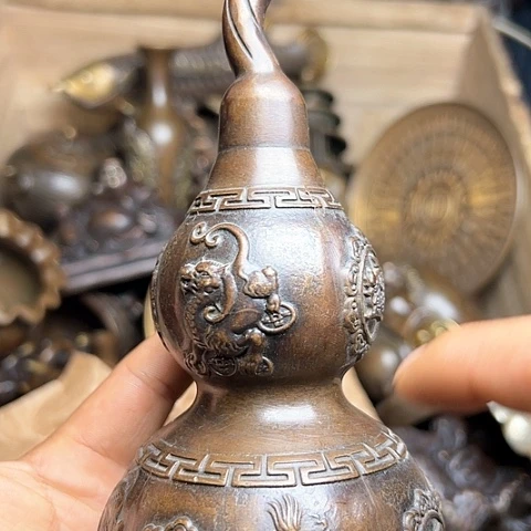 铜制工艺摆件把玩