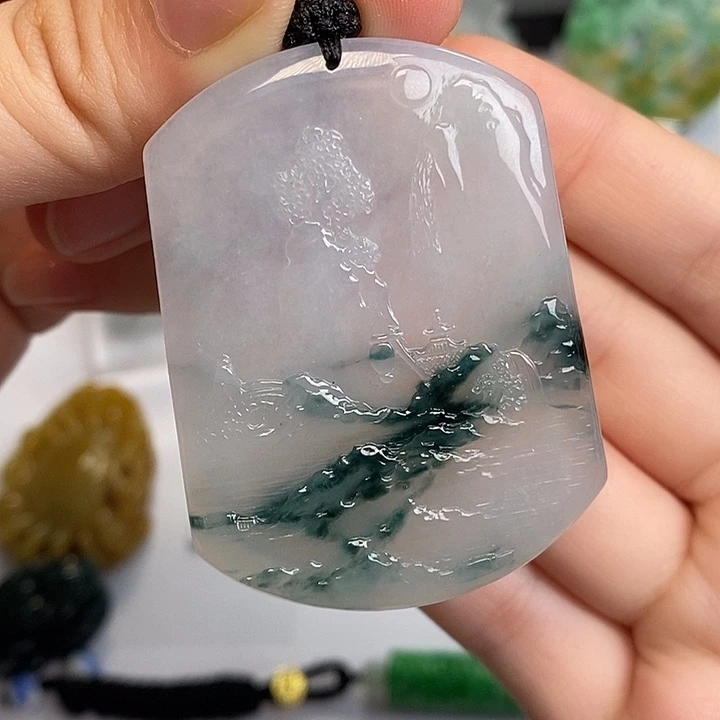 颈饰未镶嵌翡翠翡翠A货