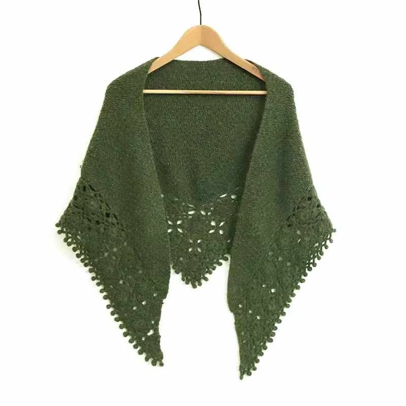 左岸迷香 2024秋冬上新 针织围巾 Z24FW7305 小众文艺气质百搭