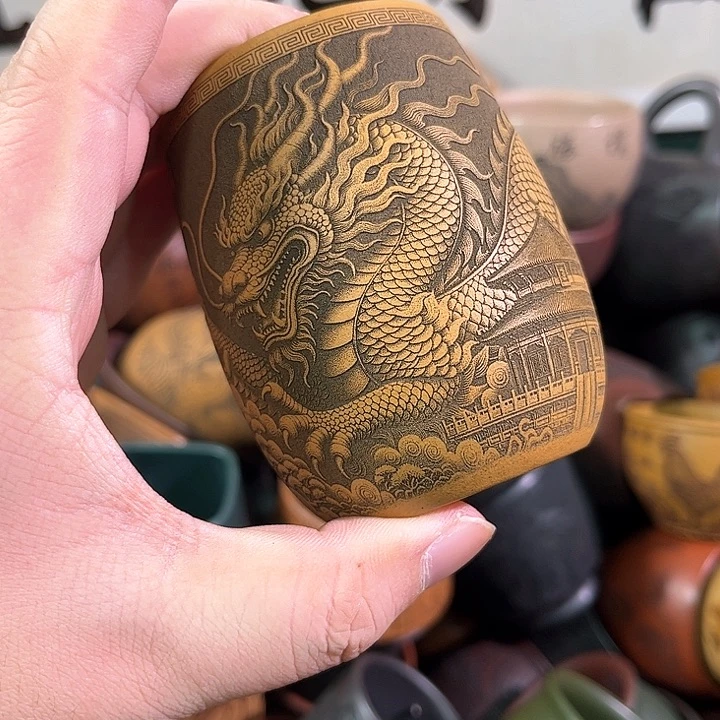茶杯紫砂全手工紫砂主人杯