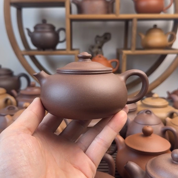 茶壶紫砂寒江230cc台西嫩底槽清