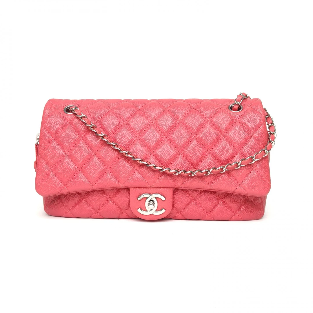 95新 Chanel/香奈儿 【双双】20开 带拉链相机包 CF口盖包 30cm