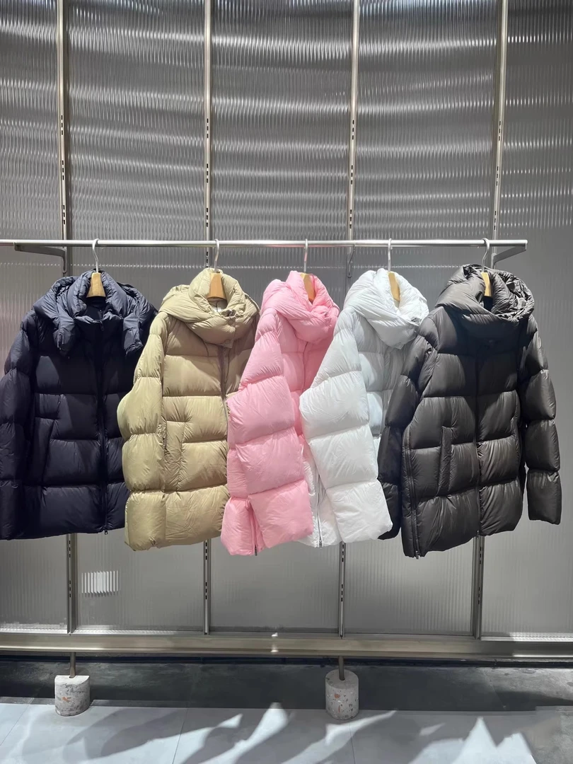 原单25秋冬新品加厚白鸭绒可脱卸帽羽绒服外套女装X0C10110