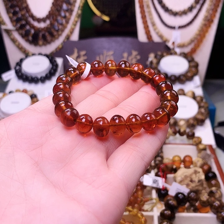 琥珀未镶嵌裸石10+血珀316