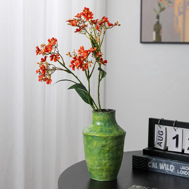 【芍药花瓶】景德镇新中式简约桌面高端陶瓷花瓶花器花盆复古客厅