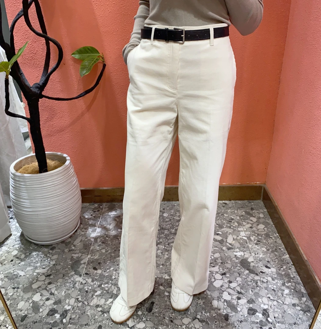 （默茗服装）灯芯绒百搭长裤
