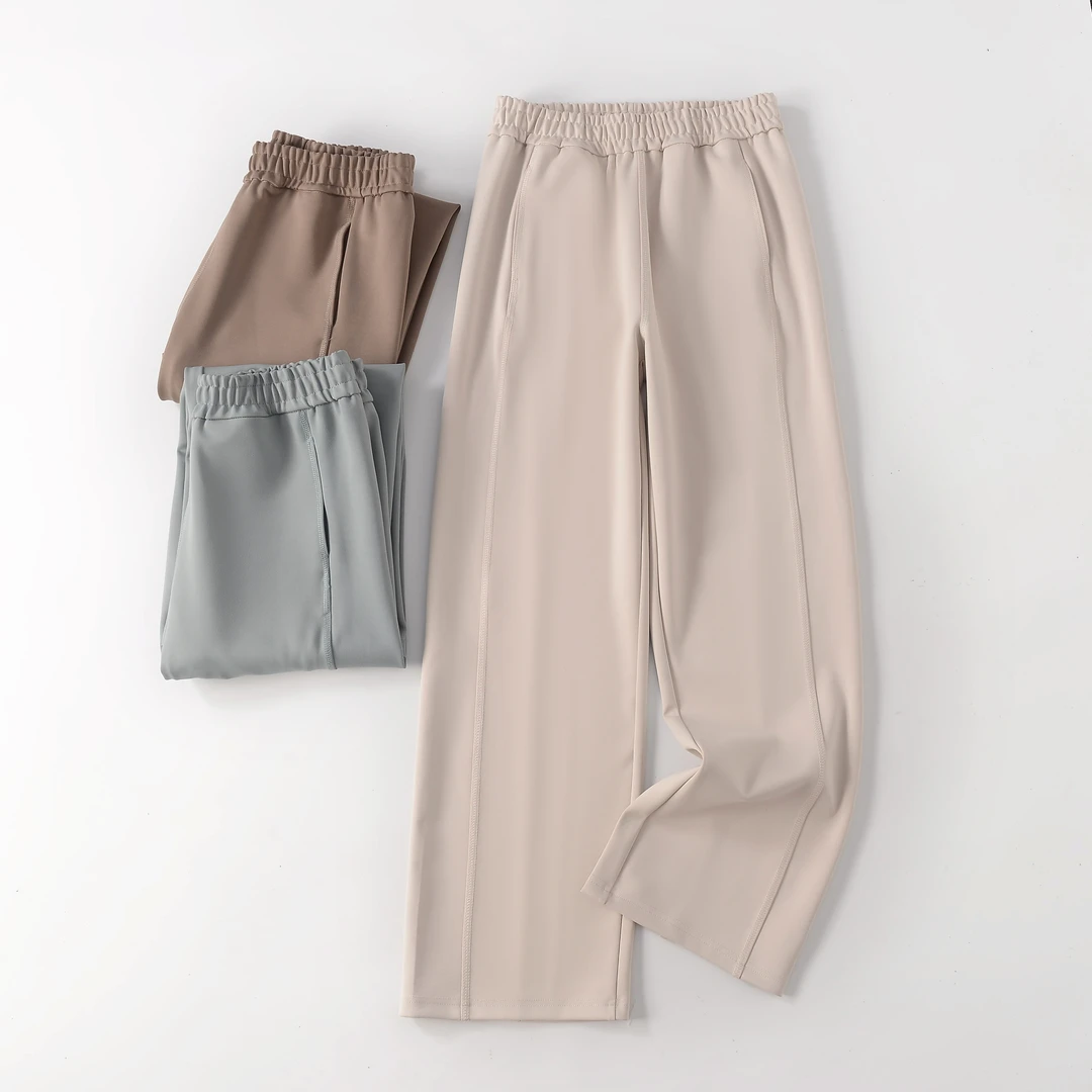 LD24628松紧带运动长裤透气宽松裤子秋常规百搭