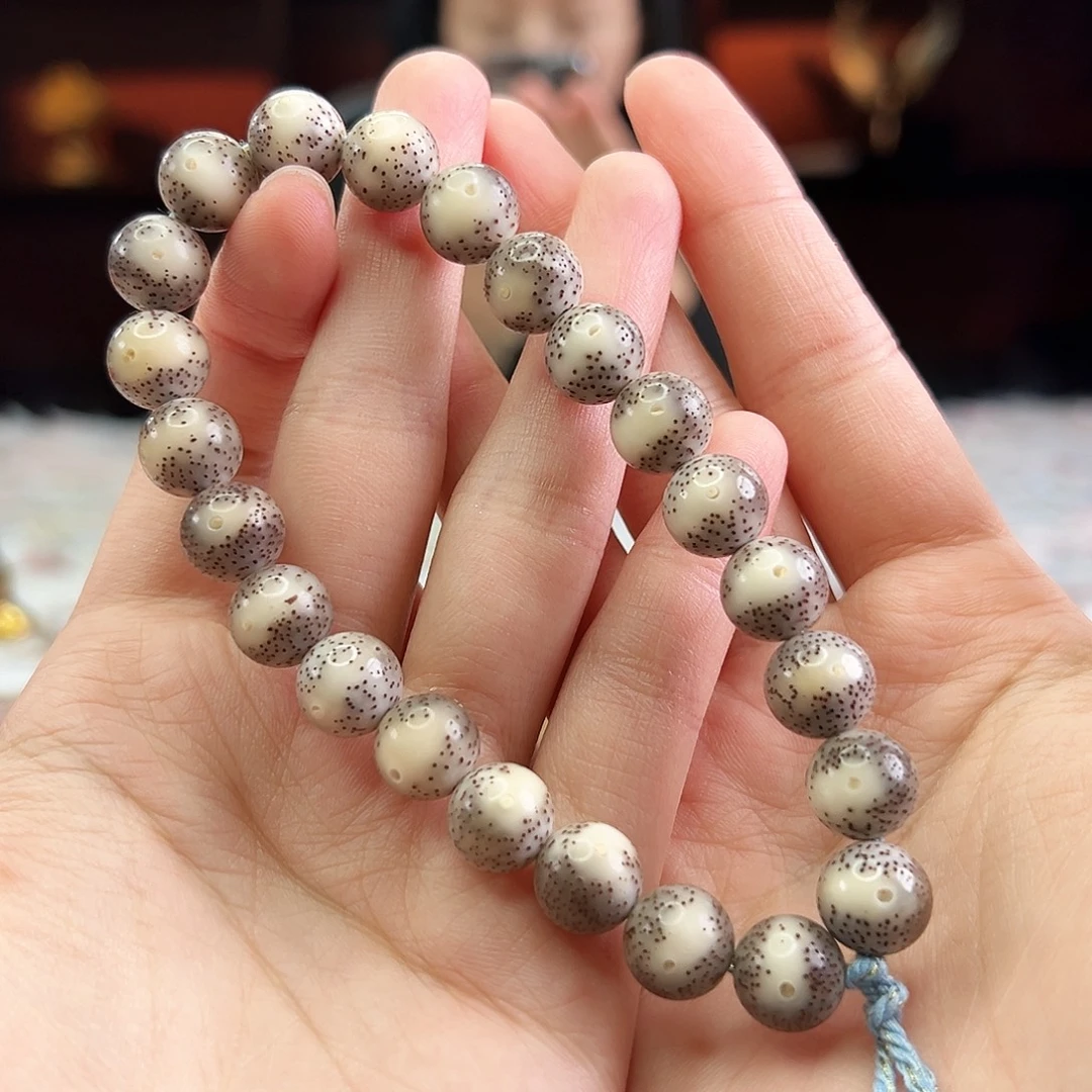 星月菩提手串Fqh10.5mm大龙蛋 一线天留白 针尖星