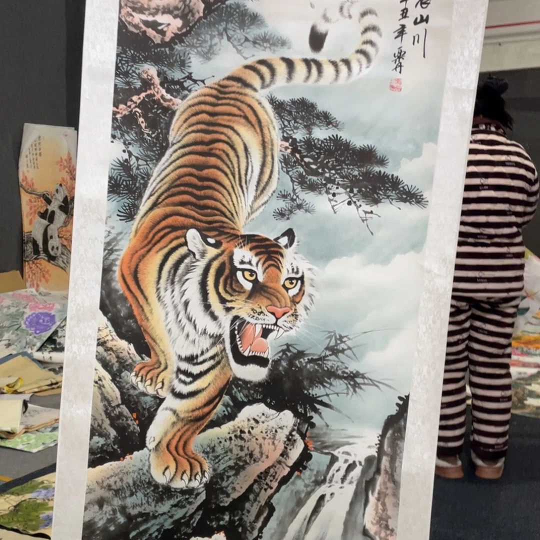 国画国画作品画心一张