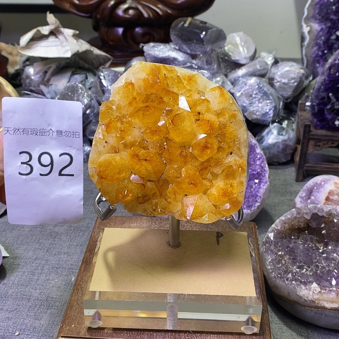 珠宝半成品紫晶未镶嵌