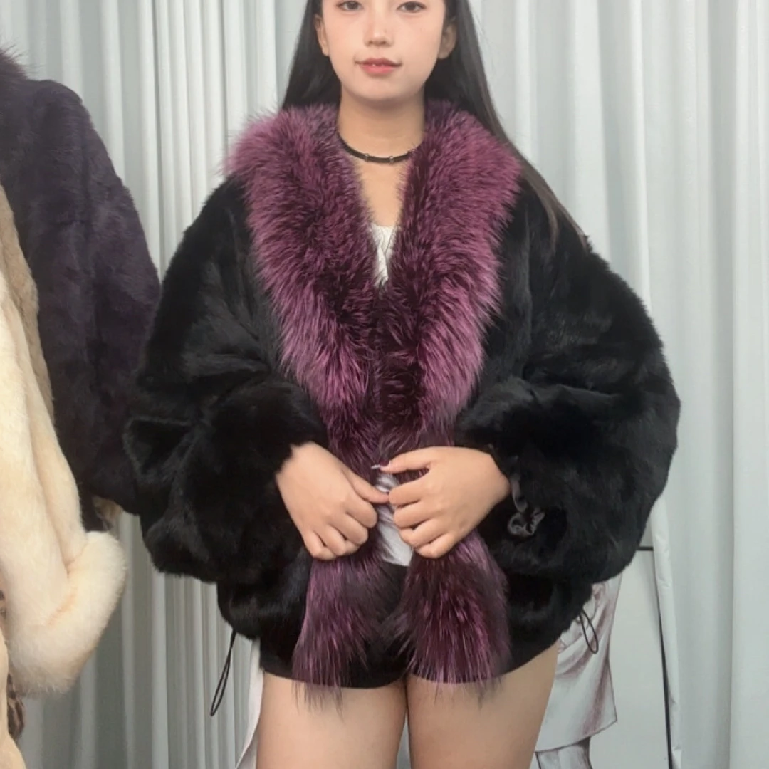 蝙蝠袖灯笼袖65长