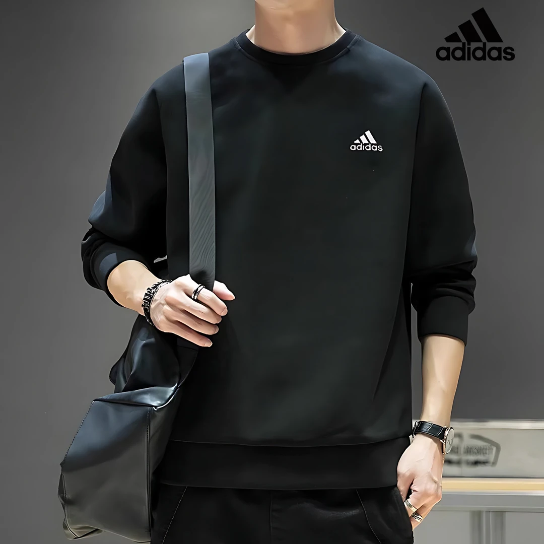 adidas/阿迪达斯男子长袖春季潮流时尚百搭宽松圆领休闲运动卫衣