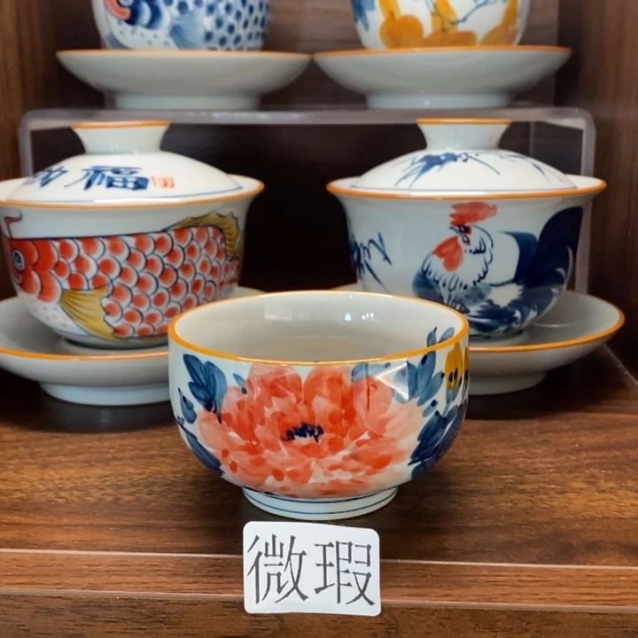 釉下老陶泥手工绘制