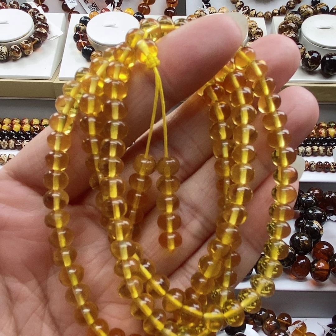 曲***干琥珀未镶嵌裸石琥珀5