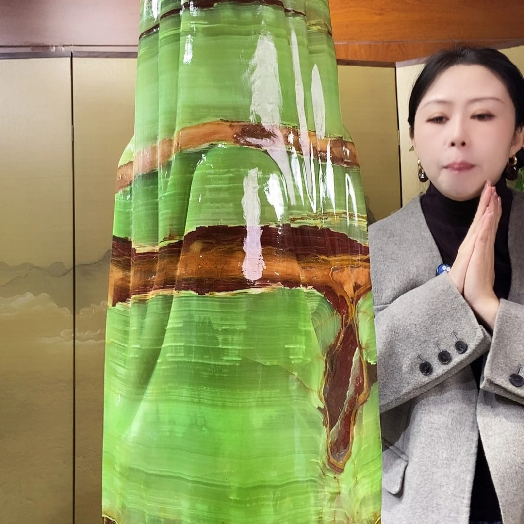 石材山水画作品摆件