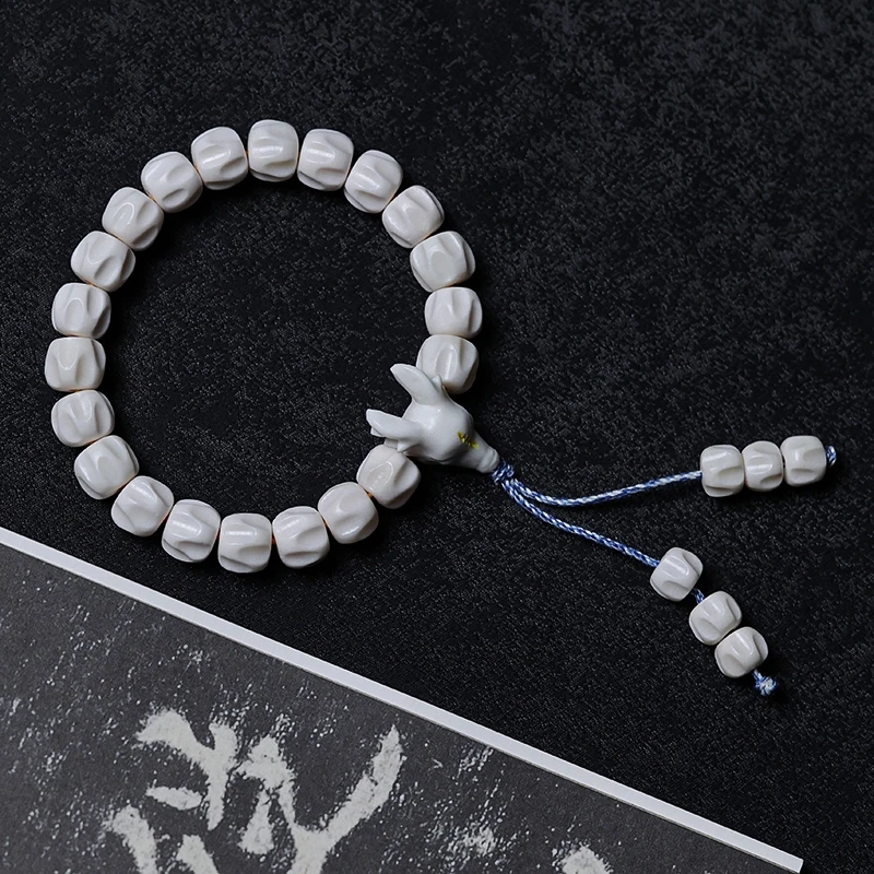 非金属皮质手链 养殖鹿角1.2百香+小鹿三通单圈