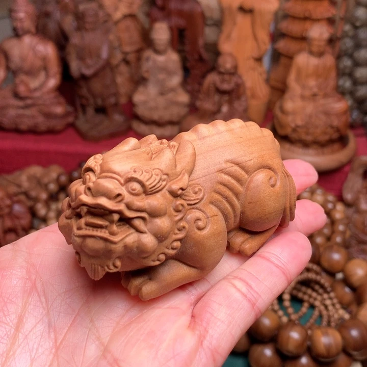 檀香木其他老山檀手把件奶香