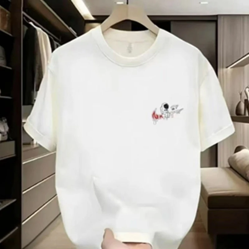 潮牌短袖印花T恤宽松夏季男女同款