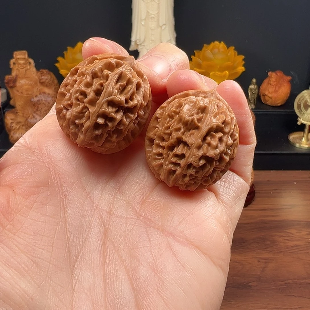 吊坠文玩核桃28全品荔枝纹