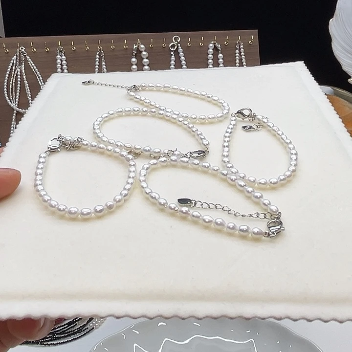 淡水珍珠钛钢手绳