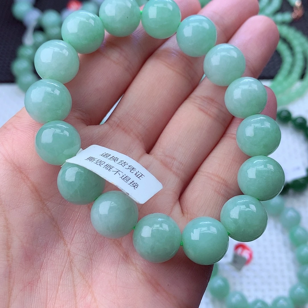 翡翠未镶嵌毛衣链