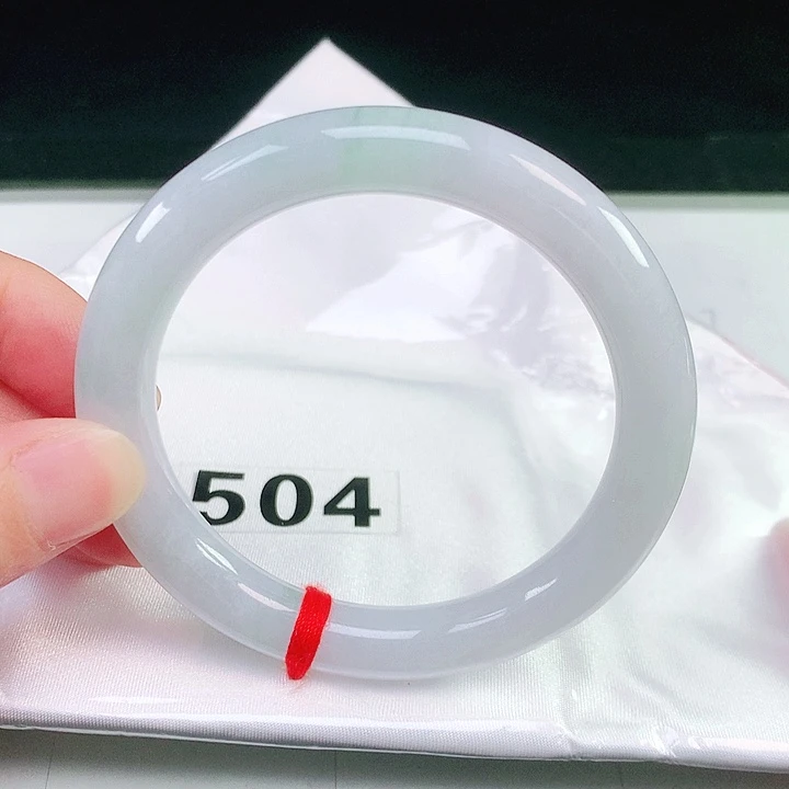 翡翠未镶嵌手镯（圆镯）504