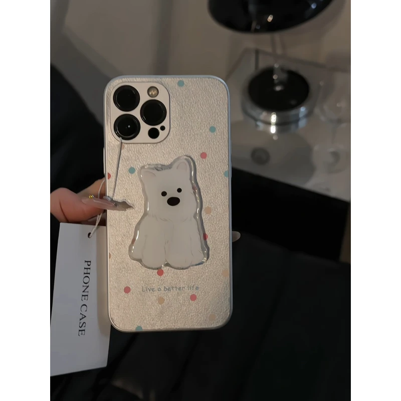 彩色波点适用苹果16pro手机壳15promax华为p70皮纹荣耀oppo小米15