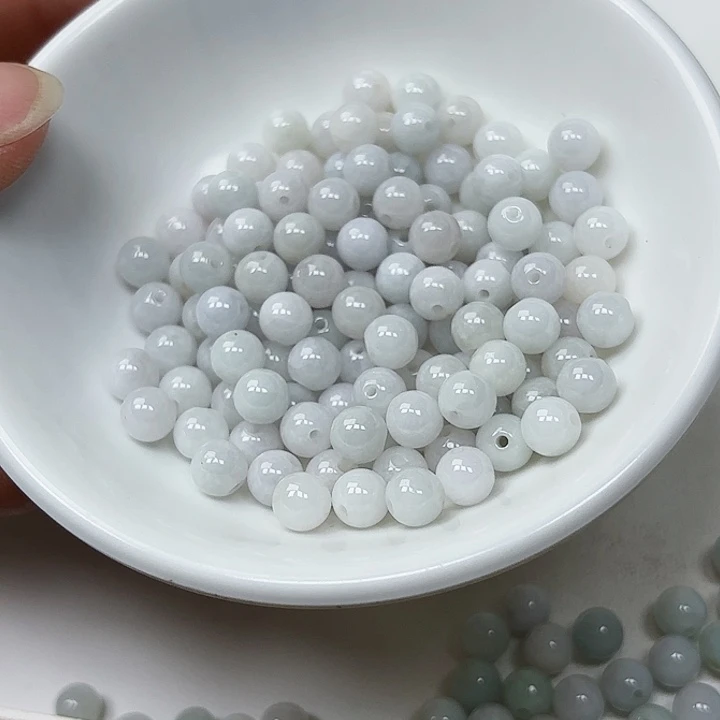 翡翠手链未镶嵌散珠108颗卡6