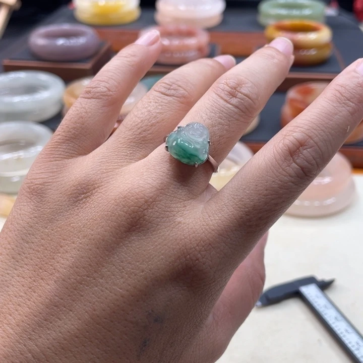 无非金属纯天然戒指