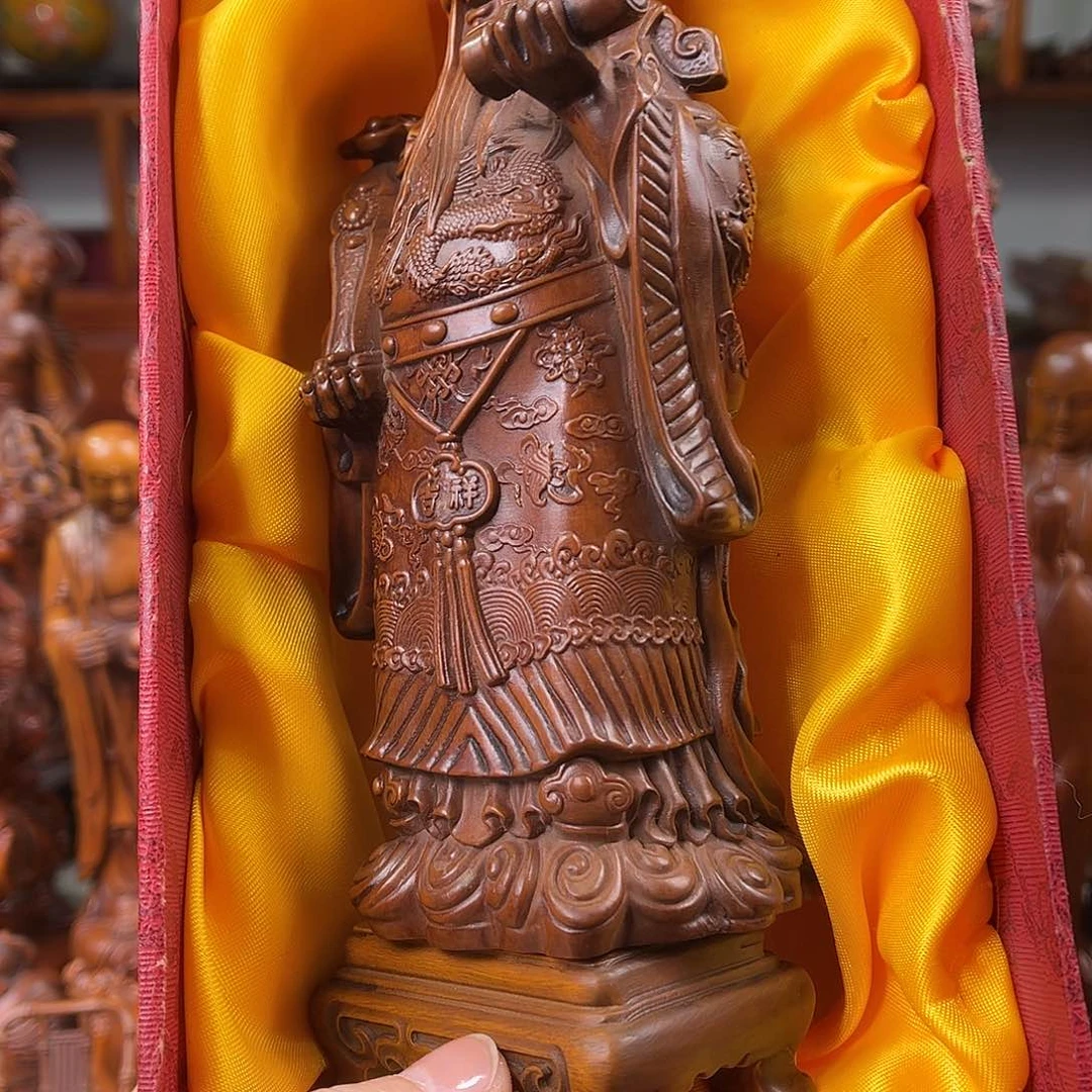 黄杨木黄杨木雕刻高度17厘米➕底座