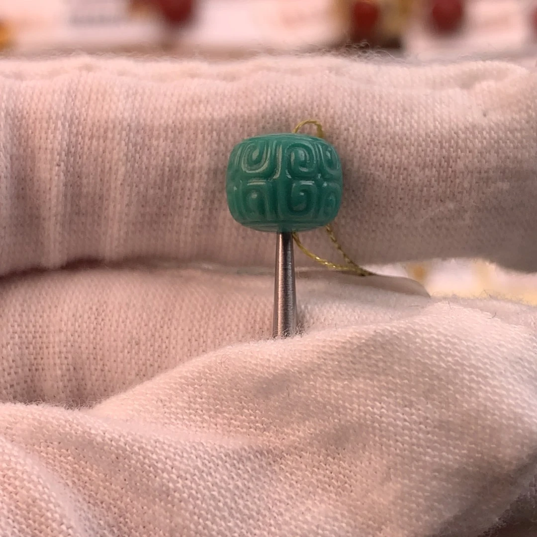 绿松石未镶嵌配饰蕊8.9*7.6