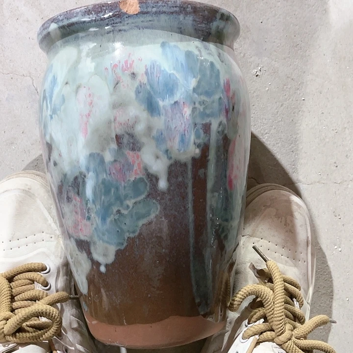 红陶口径19高度28一只瑕疵