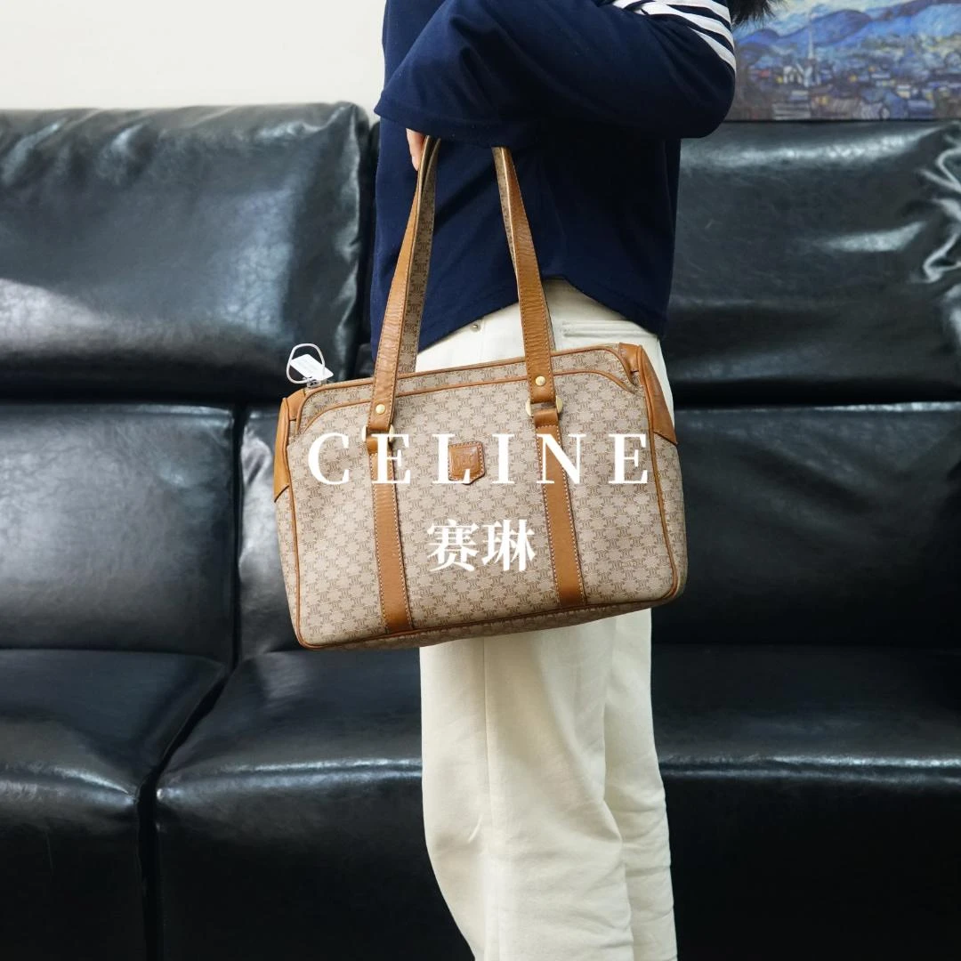 95新 Celine/思琳 老花手提包/HD01506014/6014