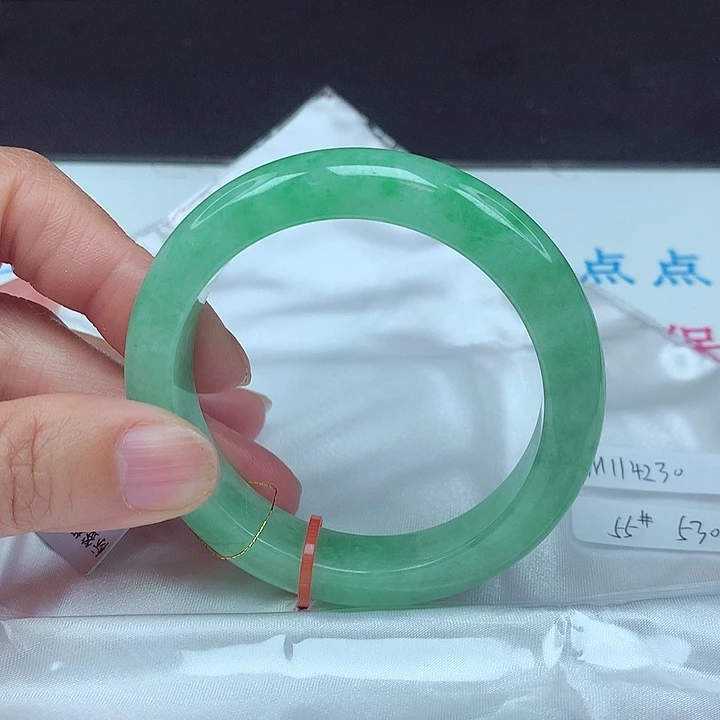 未镶嵌手镯翡翠55圈4230