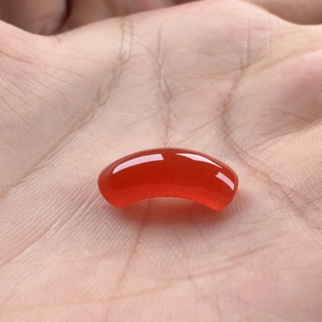 南红玛瑙未镶嵌马鞍戒面