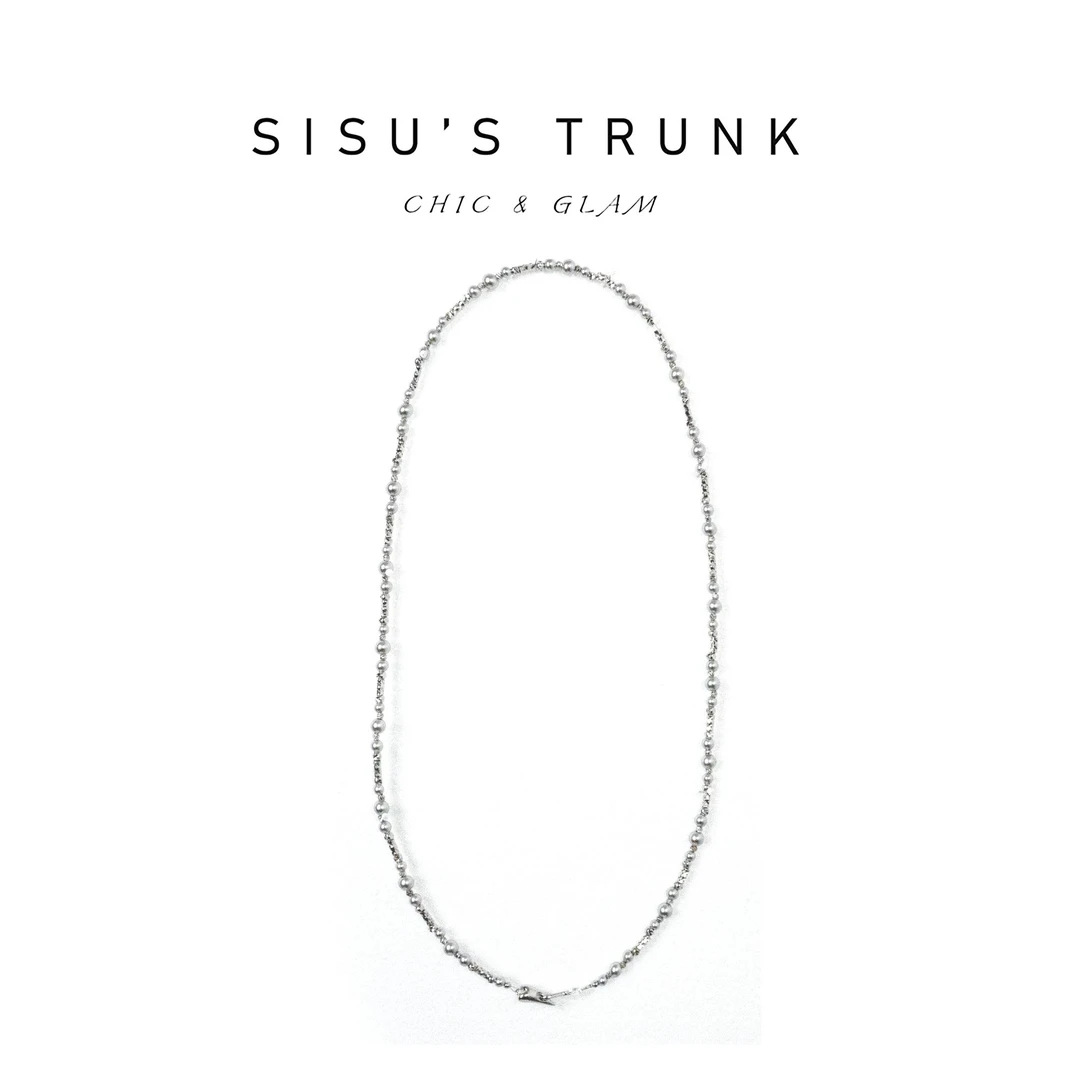 铜仿珍珠项链 SISU【星痕】轻奢高级感珍珠金属项链