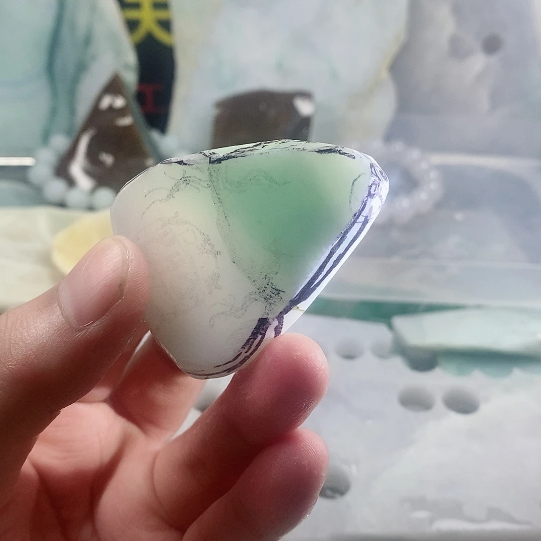 翡翠散珠天然缅甸翡翠a货26