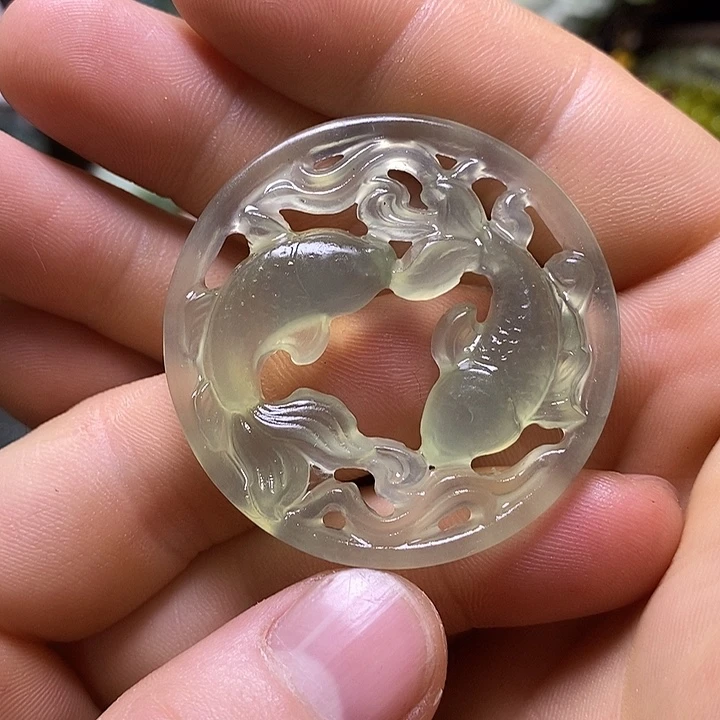 岫玉未镶嵌岫玉颈饰