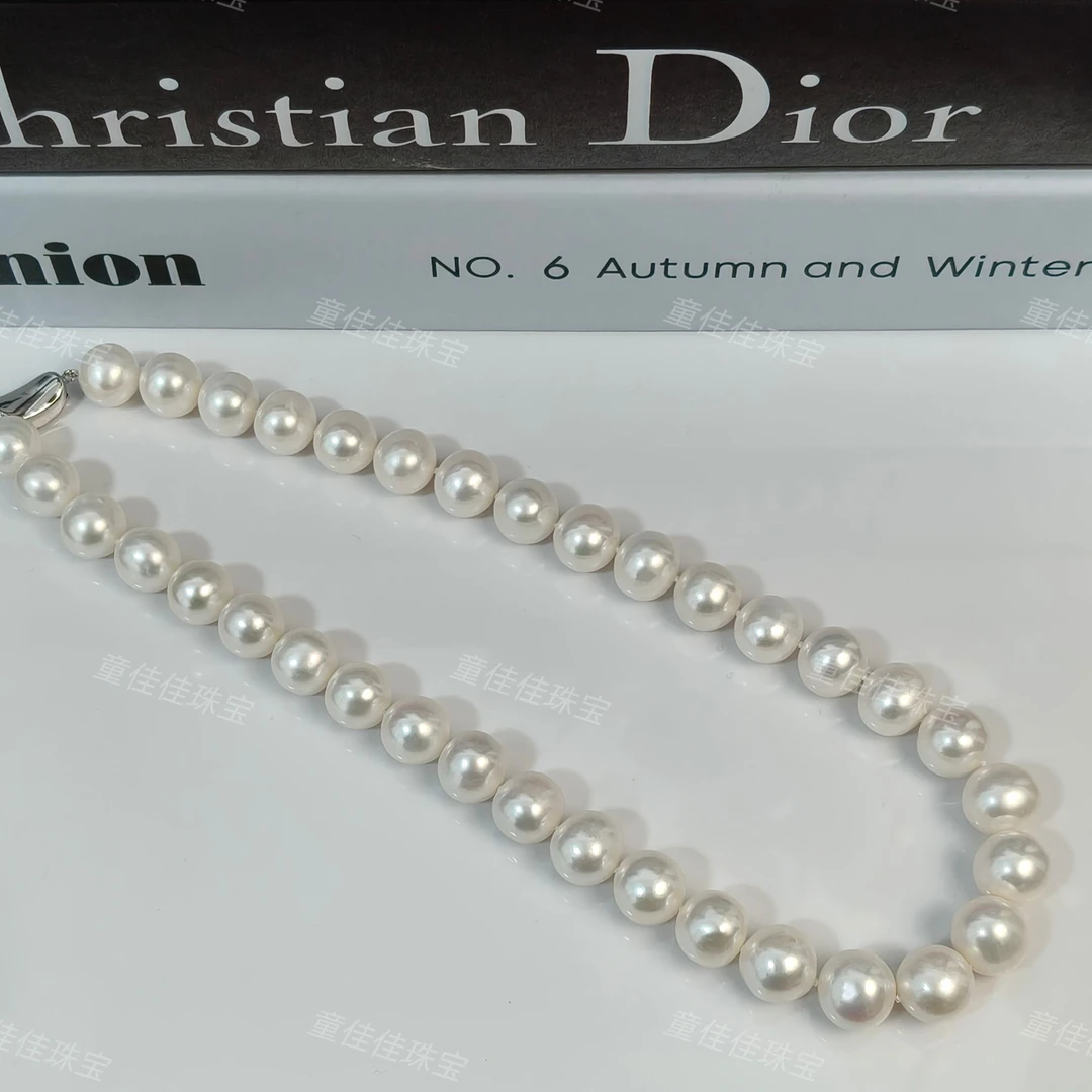 【港货无核】淡水无核 爆大点位 11-13mm  天然淡水珍珠项链