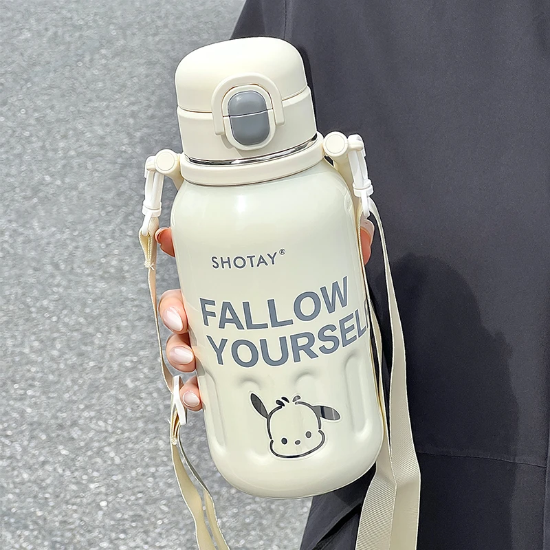 2025新款大容量保温杯水壶316不锈钢大号吸管杯子便携户外女学生