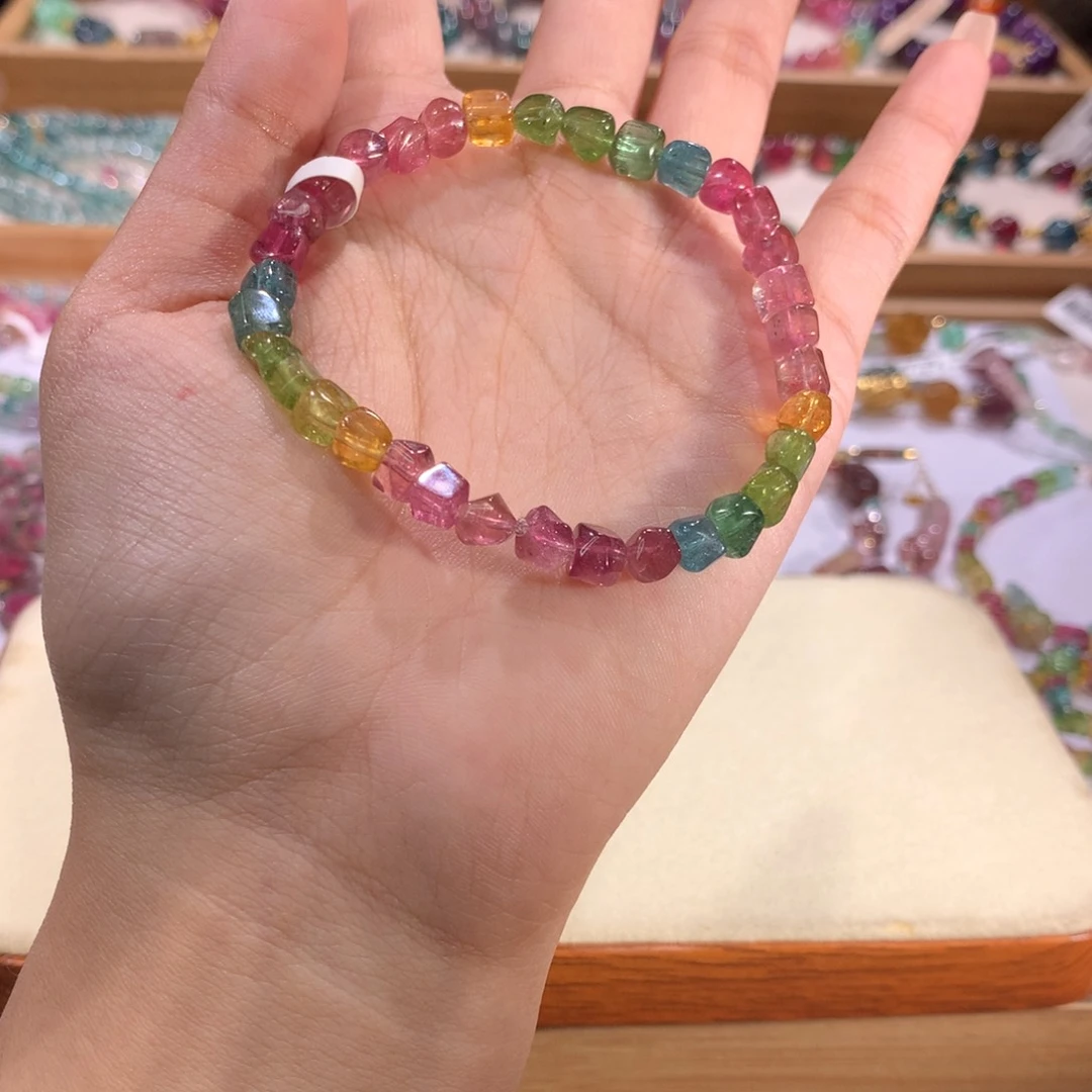 手串未镶嵌碧玺多样性发货其一