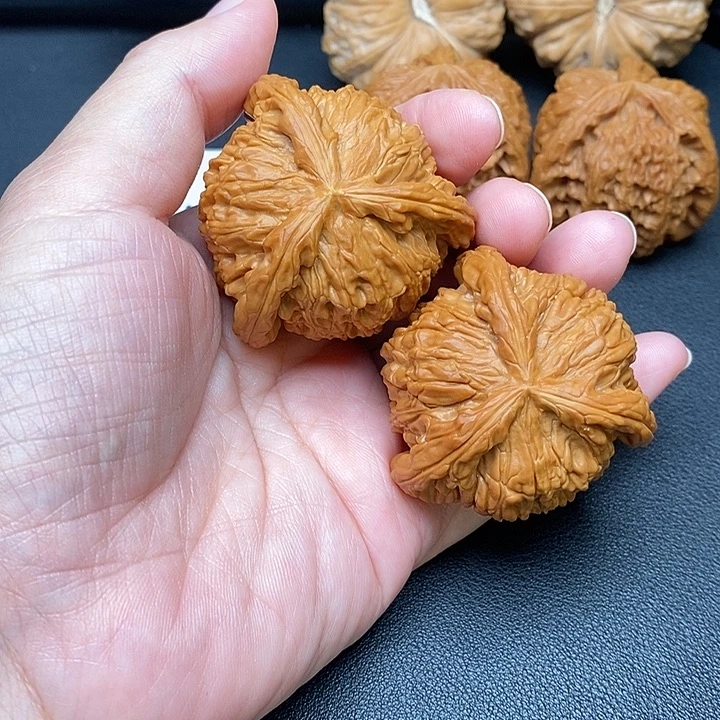 追***歌文玩核桃把件白奔