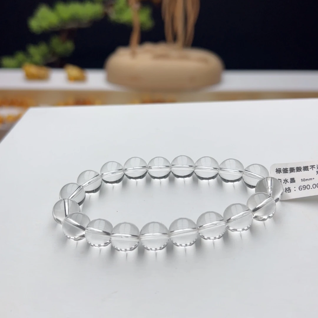 手链未镶嵌水晶白水晶10mm