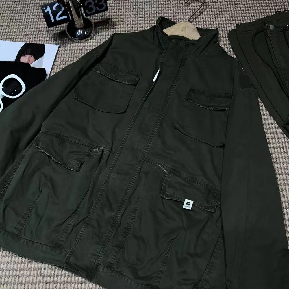 【周炸炸】时尚潮流军绿外套#249050