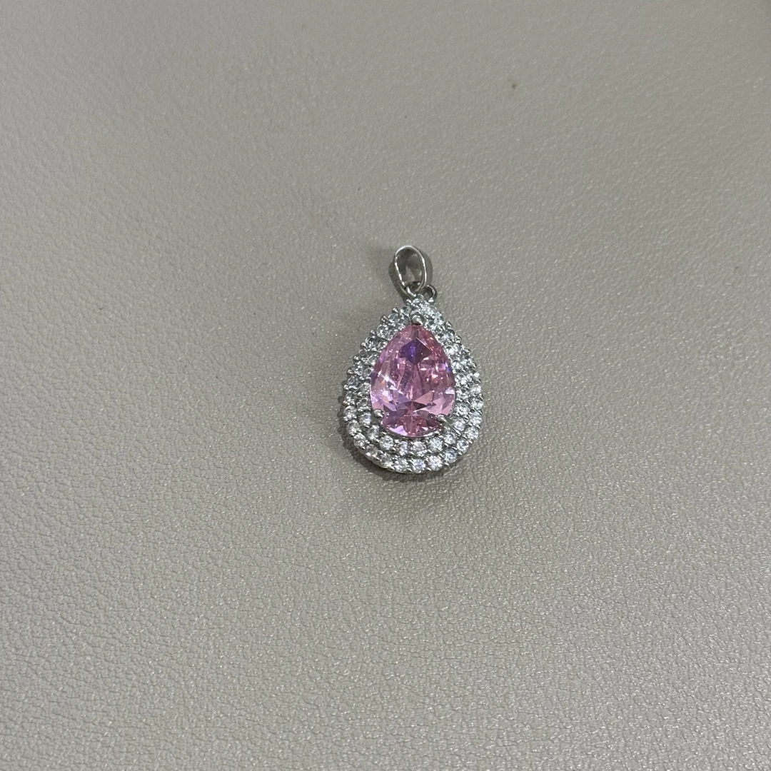 【高端定制】6精品水滴粉吊坠-------T00