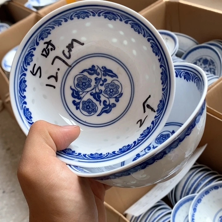 碗景德镇高温细白瓷餐具