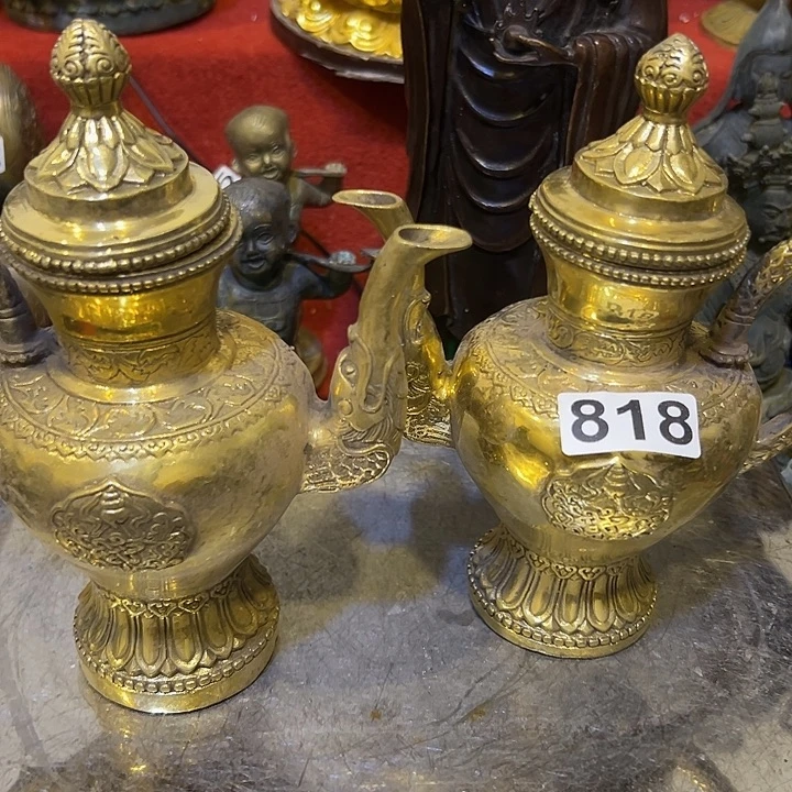 李***哥黄铜摆件，文房工艺品摆件